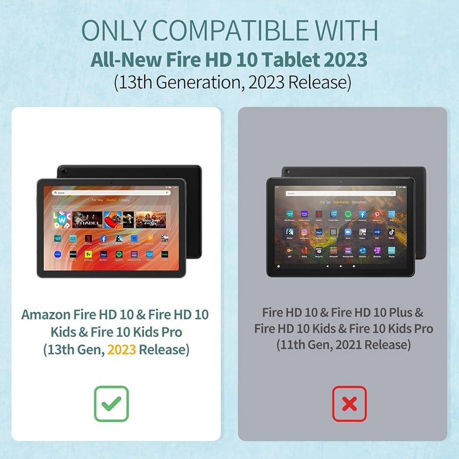 Amazon.co.jp: JvKzaen クリアケース Amazon Fire HD 10タブレット用