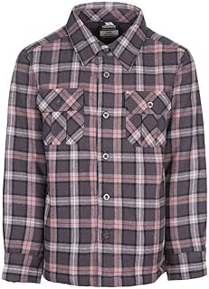 Trespass Boys,Clothing,Tops, T-Shirts & Shirts,Button-Down Shirts Trespass Baby Average-Kids Gingham Shirt Long-Sleeved