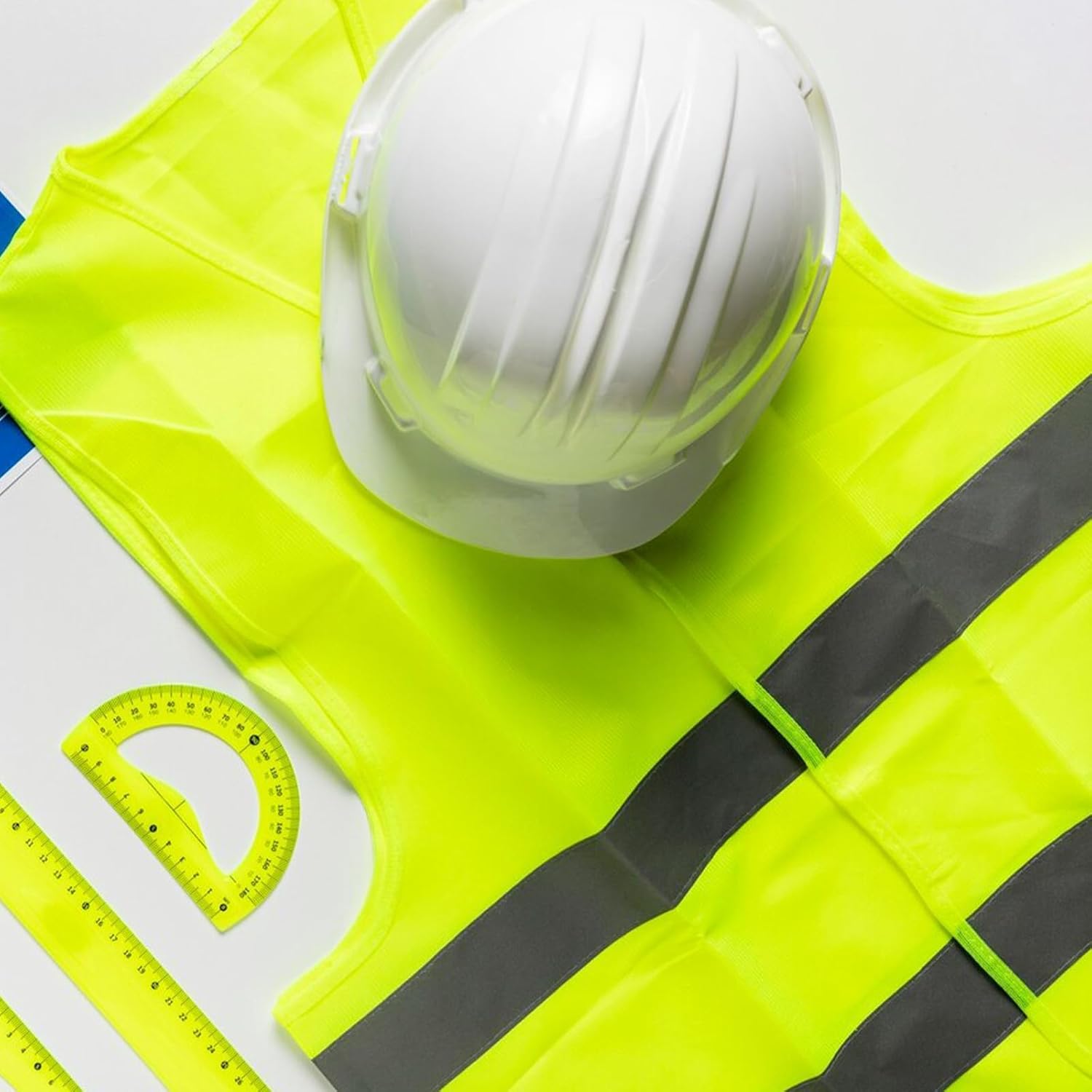 20 Pack Reflective Safety Vests Bulk,High Visibility Security Vest with Hi Vis Silver Strip,Mesh Construction Work Vest for Men Women, Raffic Work, Running, Surveyor and Security Guard