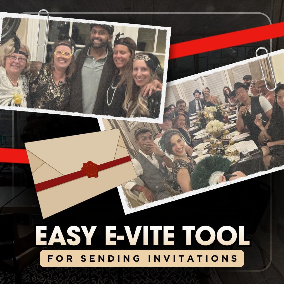 Murder at The Moulin Rouge | Glamorous 1920s Paris Themed Murder Mystery Game Kit | Party Game for Adults and Teens | Flexible 4-20+ Players