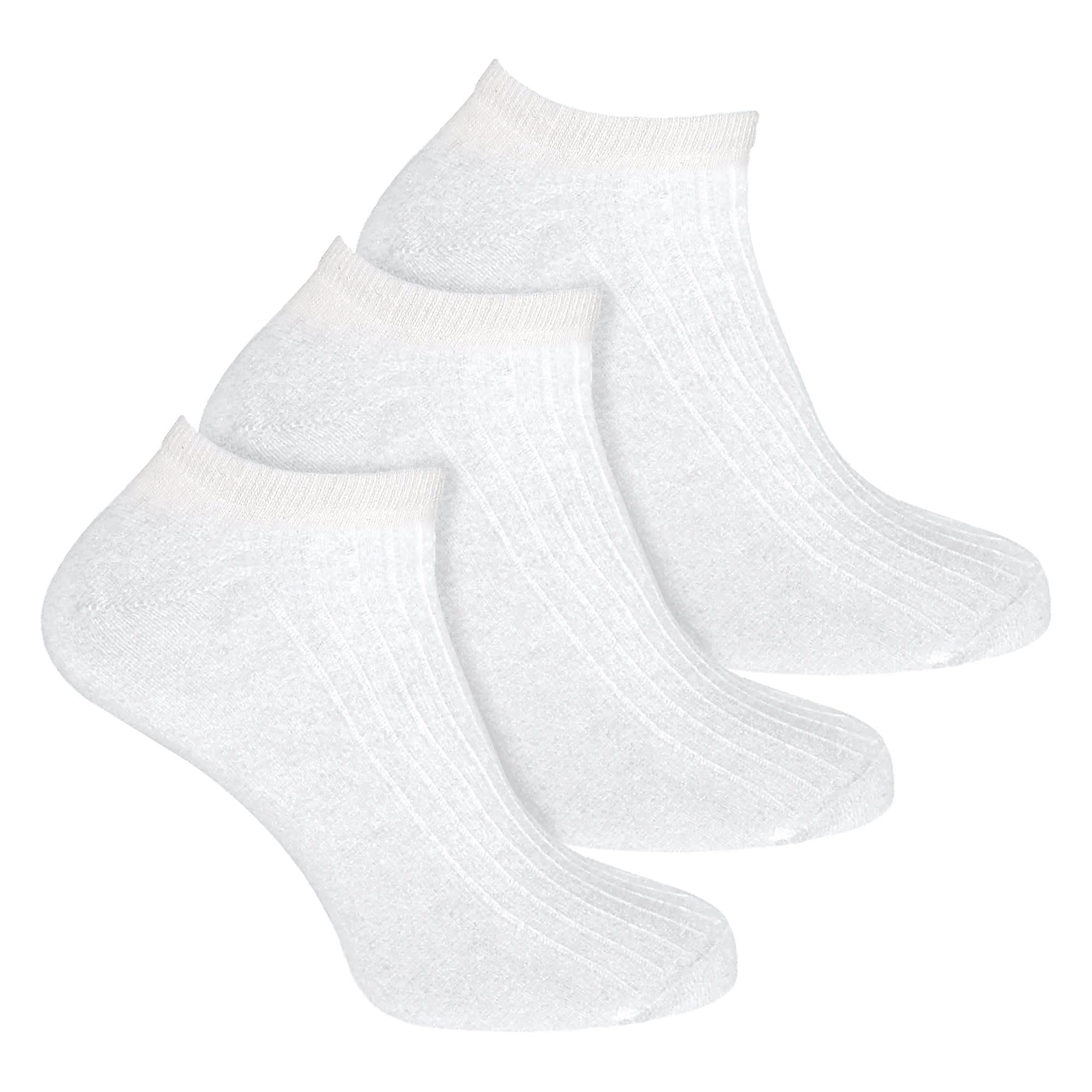 Mens 3 Pack 100% Cotton Trainer Socks | Sock Snob | Short Low Cut Ankle Socks in Sizes 6-11 & 11-14