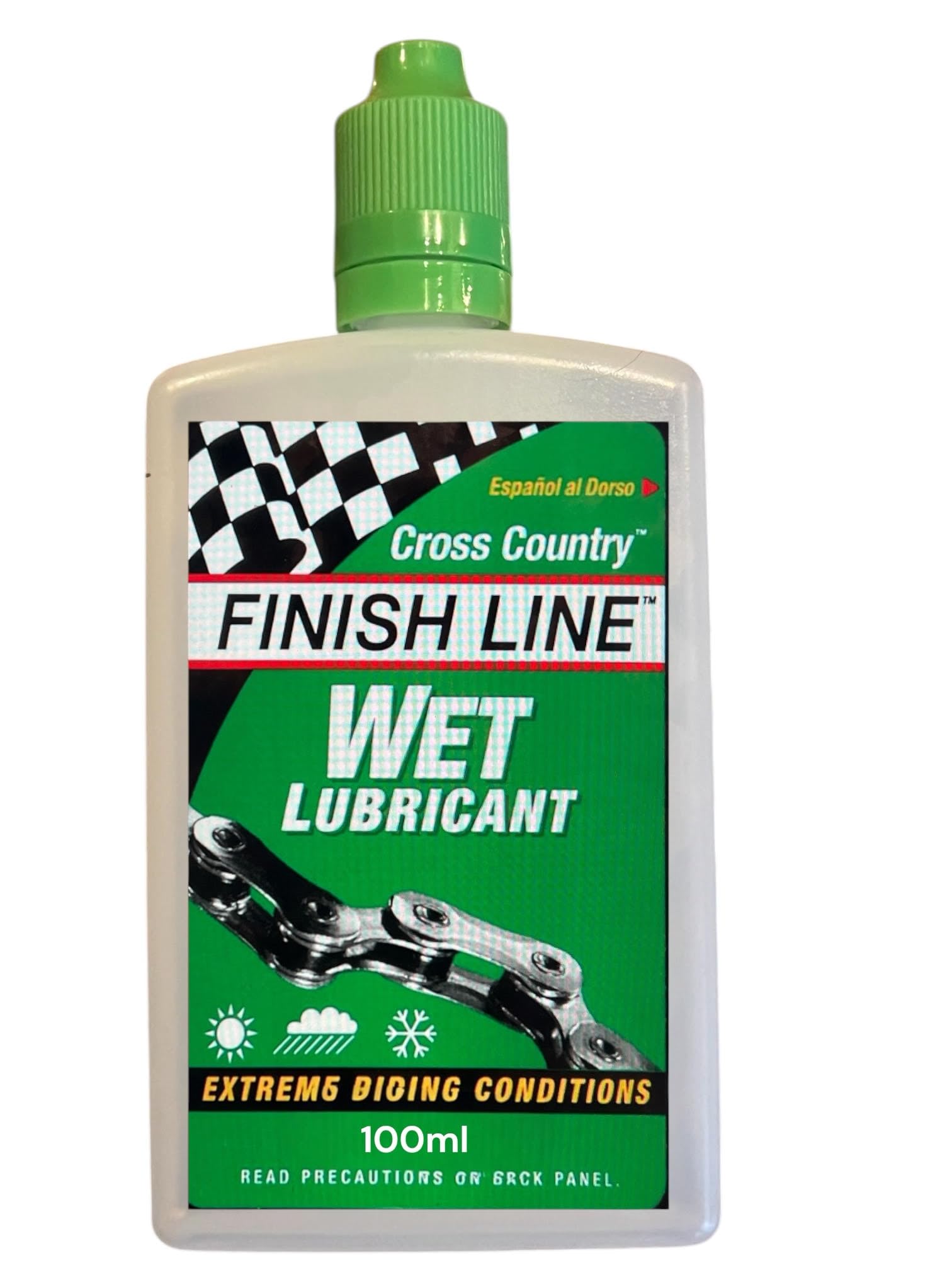 F Wet Lube Bicycle Chain Lubricant with Ceramic Technology, 60ml (100)