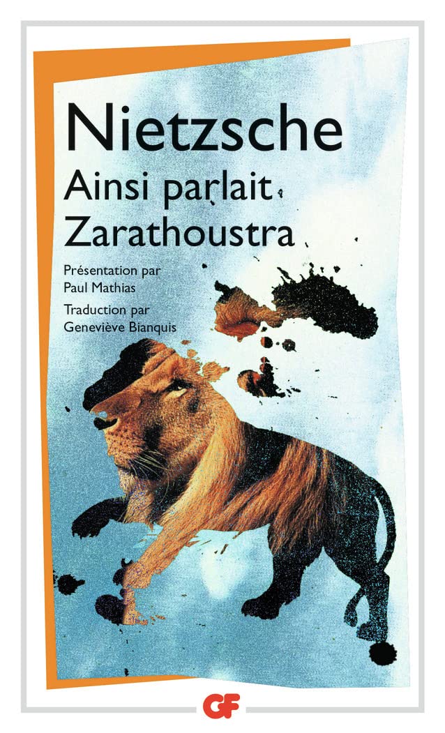Ainsi parlait Zarathoustra Nietzsche, Friedrich, Mathias, Paul, Blanquis, Geneviève Amazon.fr