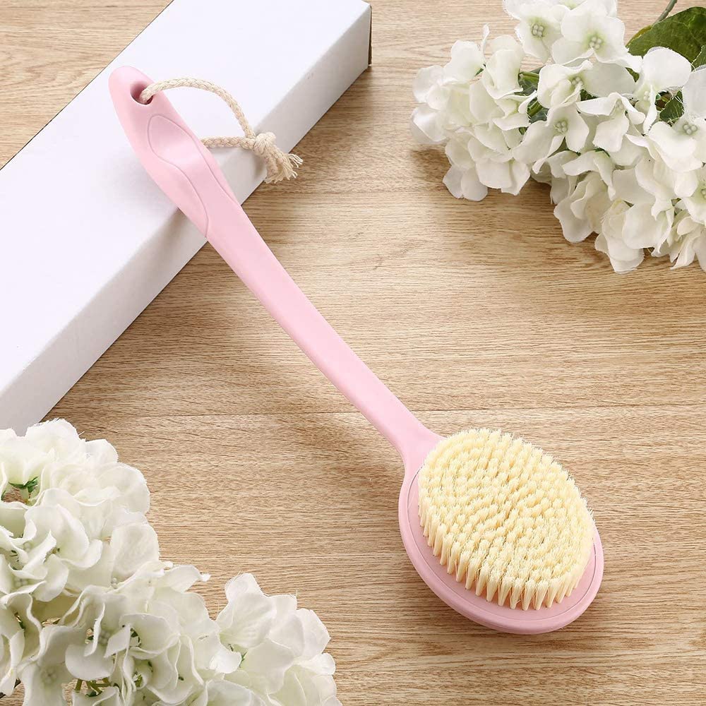 Spazzola per la doccia, Spazzola da bagno for scrub corpo e schiena con inserti in nylon