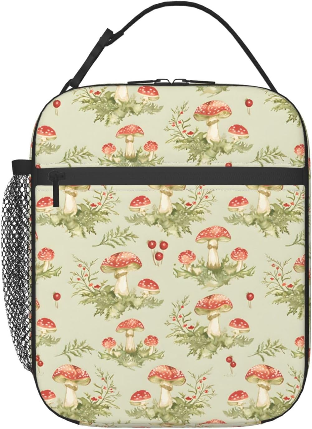 Forest Mushrooms Lunch Box for Women Men, Insulated Lunch Box, Reusable Lunch Bag for Office, Work, Picnic, Travel