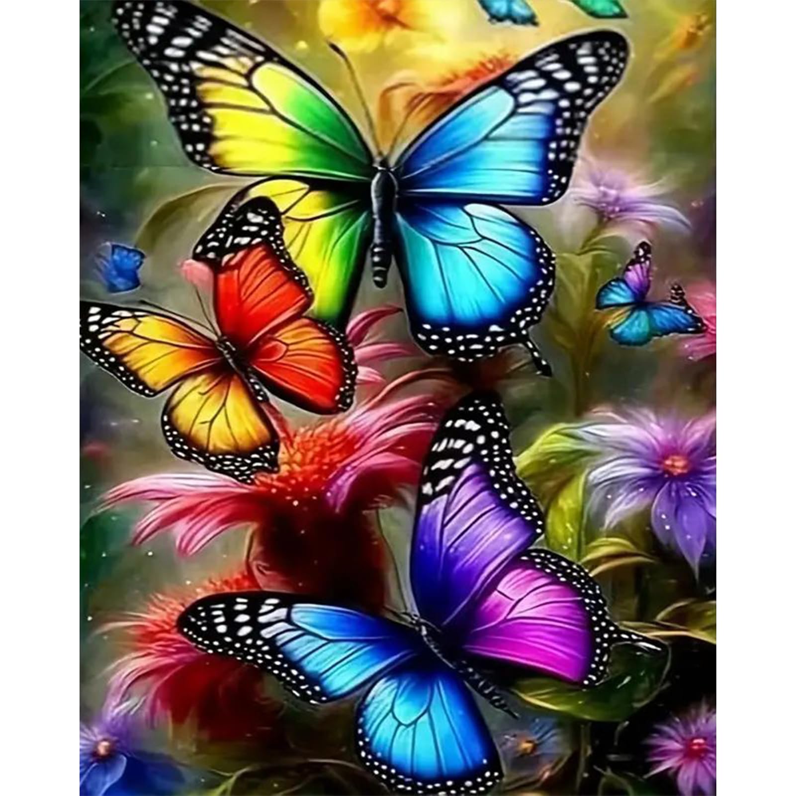 YALKIN Paint by Numbers Kits for Adults Painting by Number Kits On Canvas,Without Frame DIY Color Oil Painting Acrylic Paints,Home Wall Decor 16x20in/40x50cm