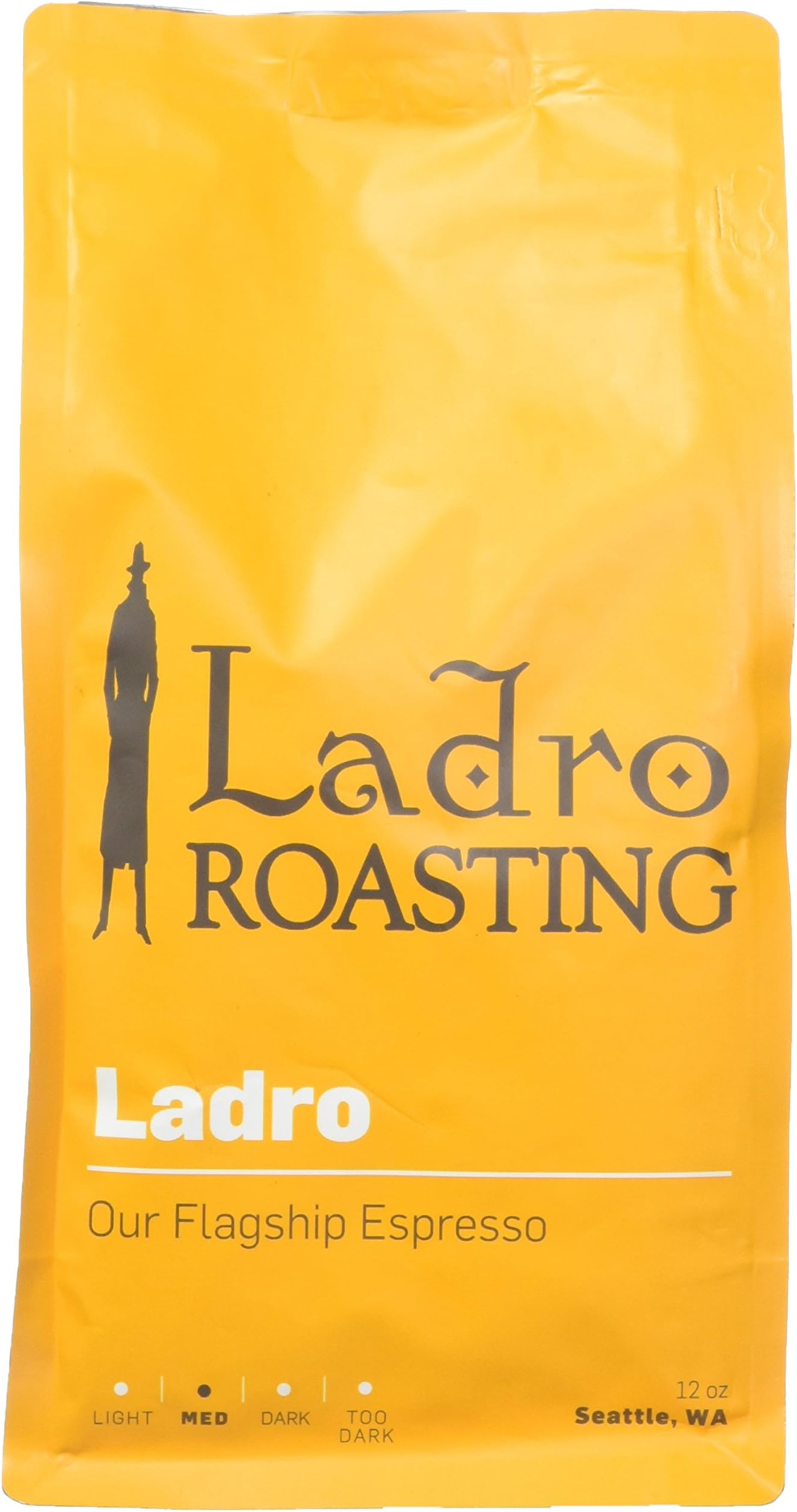 Caffe Ladro Espresso Blend ,12 Ounce