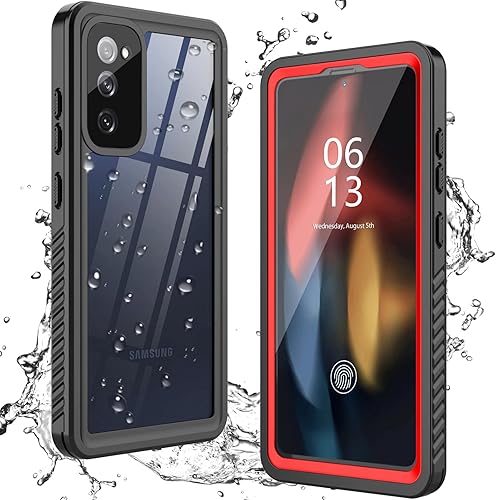 ANTSHARE Funda impermeable para Samsung Galaxy S20 FE 5G, protector de pantalla integrado de 360 de cuerpo completo resistente a prueba de golpes