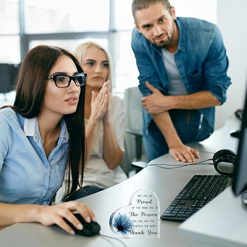 Miniatura 6 de Regalo acrílico para compañeros de trabajo, regalo de agradecimiento a los empleados, regalo de agradecimiento para el empleado May You Be Proud of