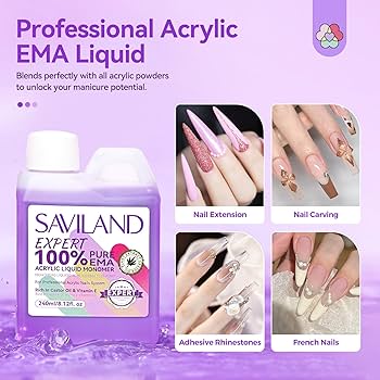 アクリルリキッド（業務用） Amazon.co.jp: Saviland アクリル リキッド 240 ml EMA アクリル