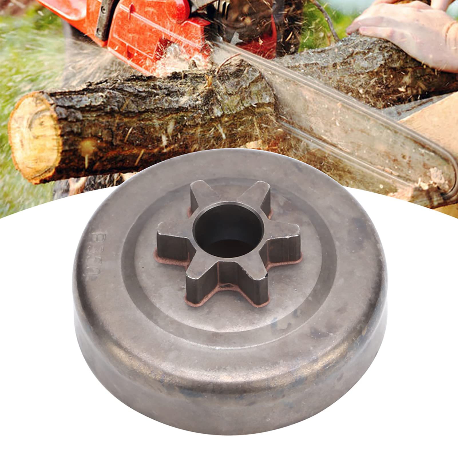 3 8in Bęben Sprzęgła, Wymiana Zębatka Piły łańcuchowej P3416 Zębatka Piły łańcuchowej 530057905 Pro 42cc Pasuje do PP4216 PP4218 P3314