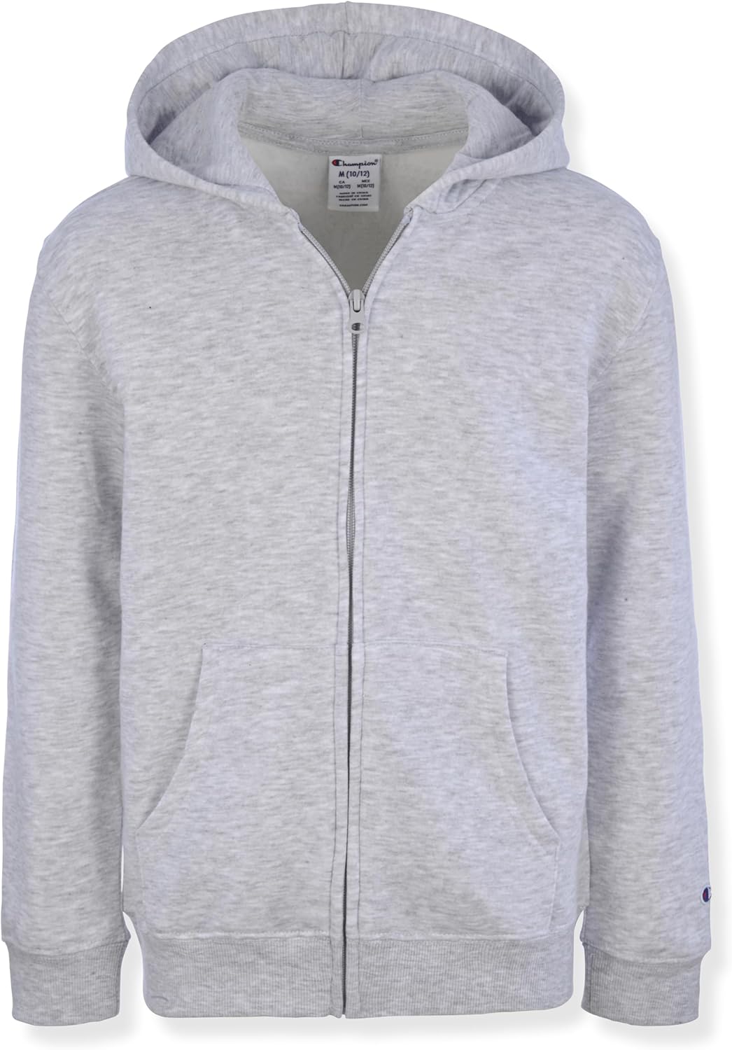 Champion Boys Zip Front Fleece Hoodie Sweatshirt for Kids