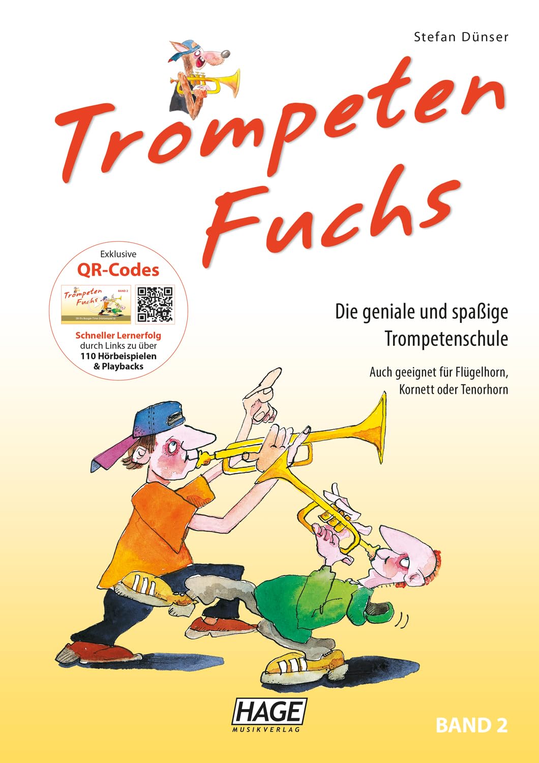 Trumpetenfuchs Band 2 9783866260795 EH 3892 and Trumpet Fox Band 3 9783866260801 plus microfibre cleaning cloth - Image 2