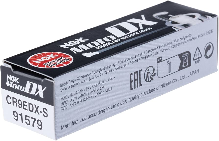 NGK CR9EDX-S 91579 ネジ形 MotoDXプラグ x 8本 エヌジーケー 日本特殊
