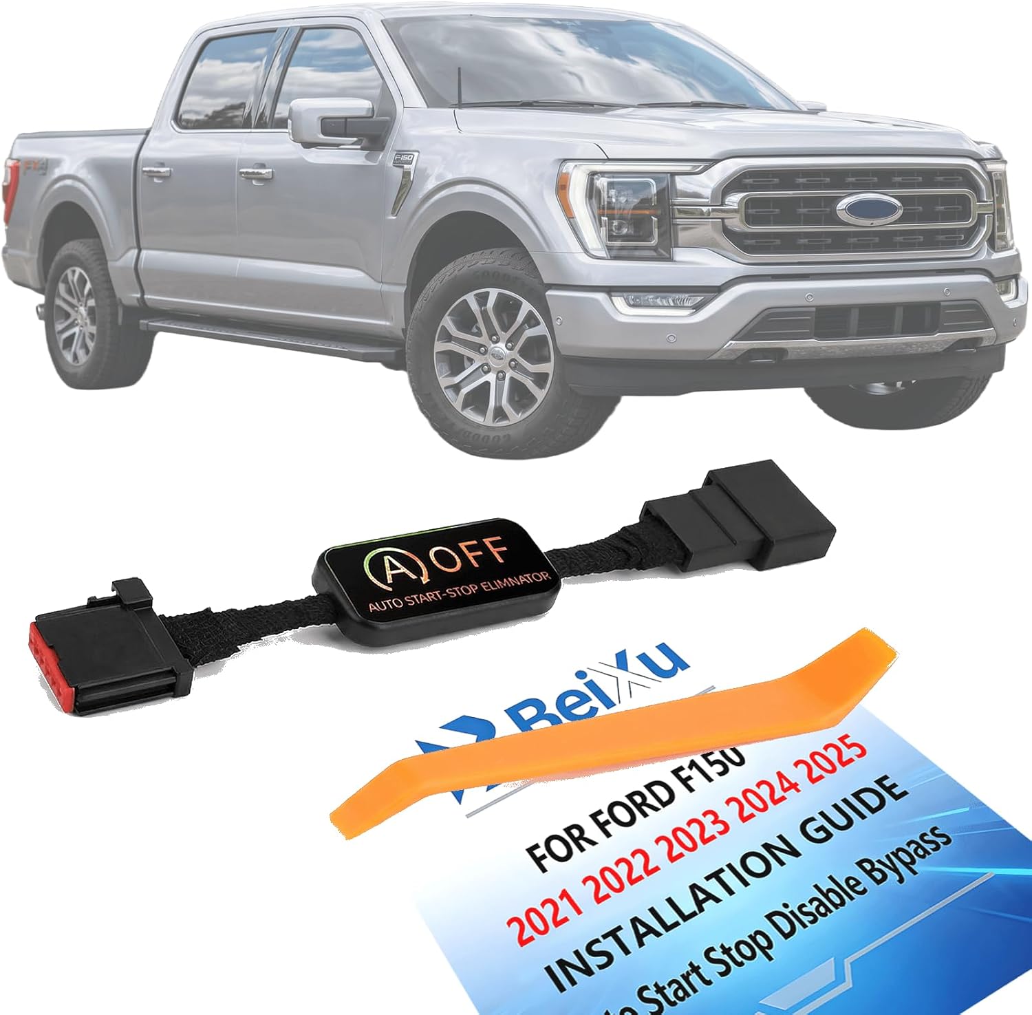 Auto Start Stop Eliminator for Ford F-150 2021-2025, Keep Start Stop Off Memory, Plug & Play Canceller, No Program Needed