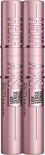 Maybelline New York Black Mascara for Extremely Long Eyelashes, Lash Sensational Sky High Mascara Double Pack, Very Black, 2 x 5 ml
