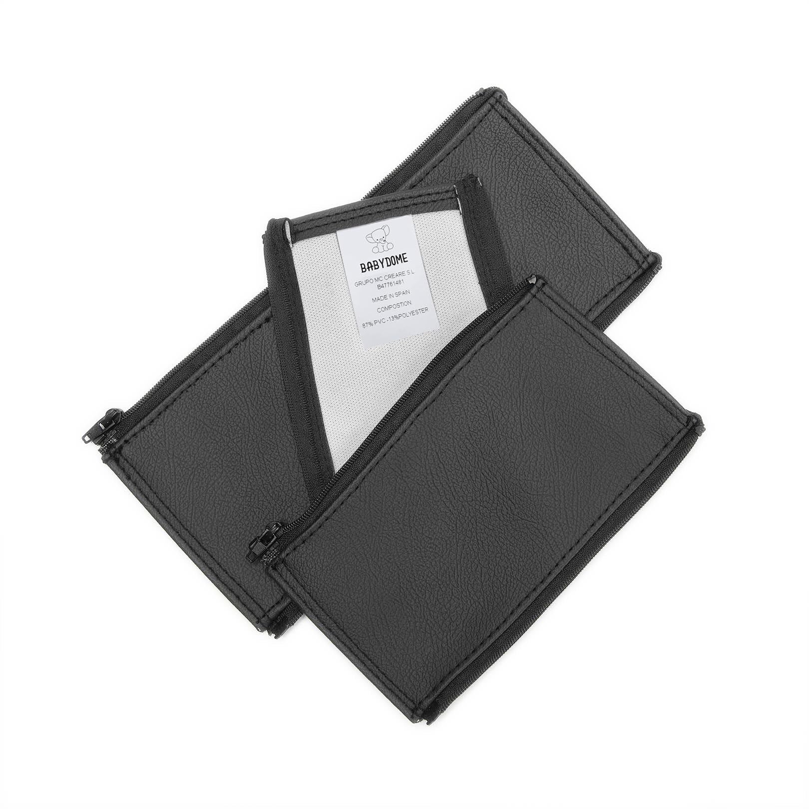 BABYDOME Pack Handlebar Covers Compatible with Bugaboo Fox 2, 3 and BEE 6. Handmade in Premium Leatherette. Resistant to Sun - Image 3