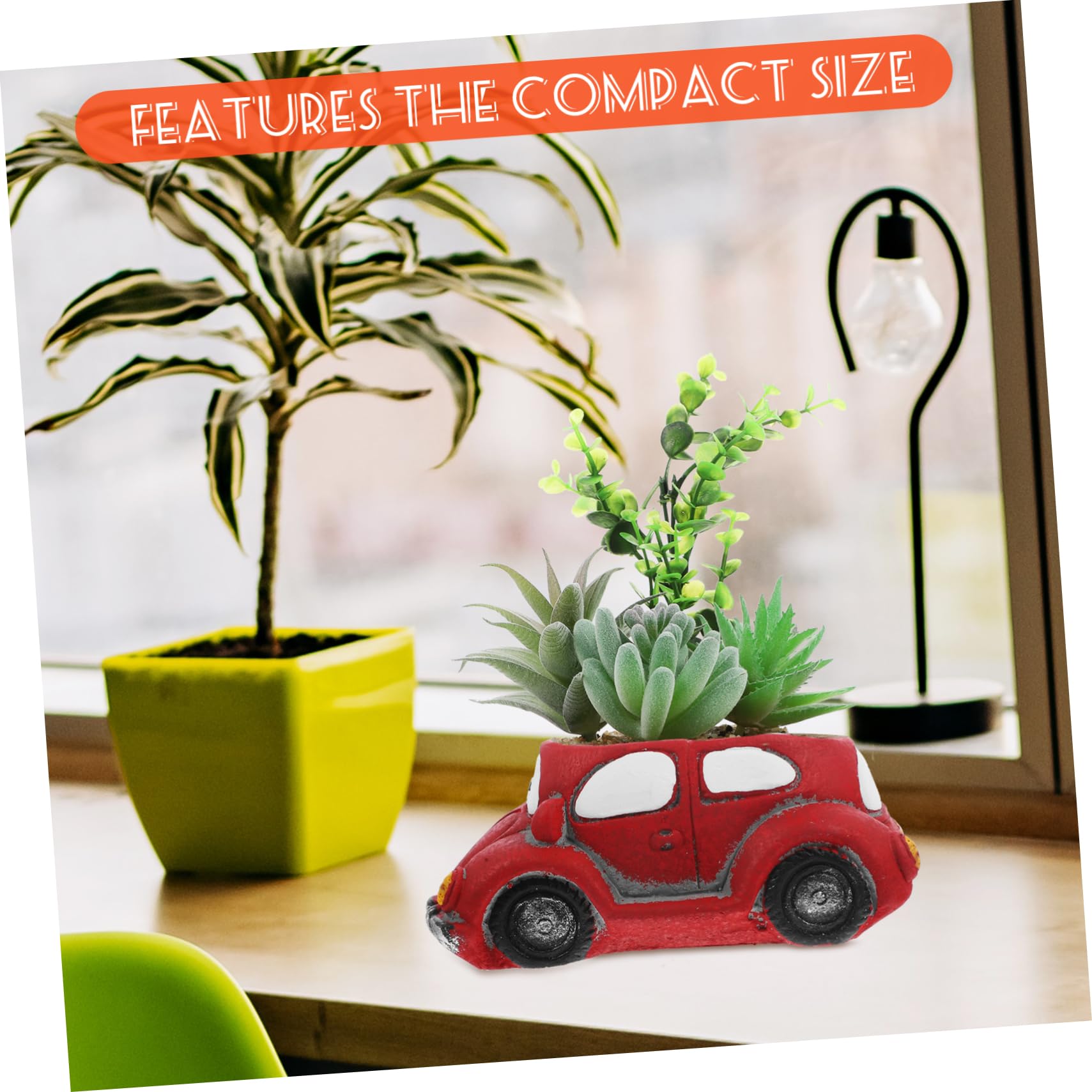 Amazon.com : Creative Retro Car Flower Pot for Unique Cartoon