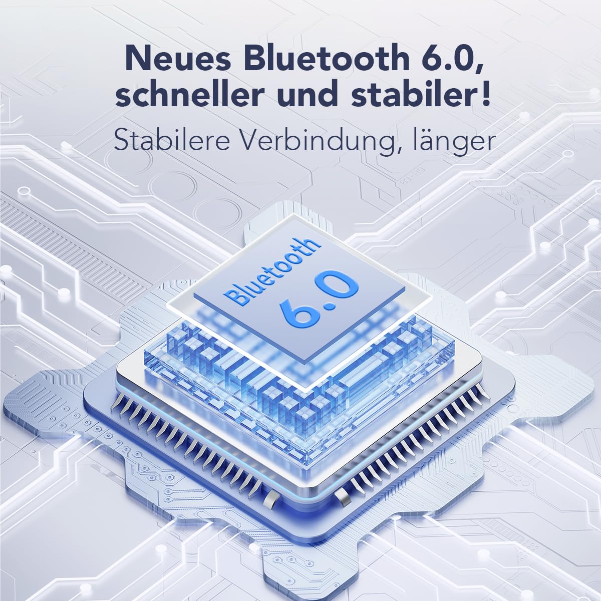 NE20 KI Übersetzer Kopfhörer, 165 Sprachen Übersetzungskopfhörer mit 7 Übersetzungsmodi, Bluetooth 6.0 Ohrhörer mit HiFi-Klang & Touchscreen, Kopfhörer für Reisen, Meetings und Studium, Weiß