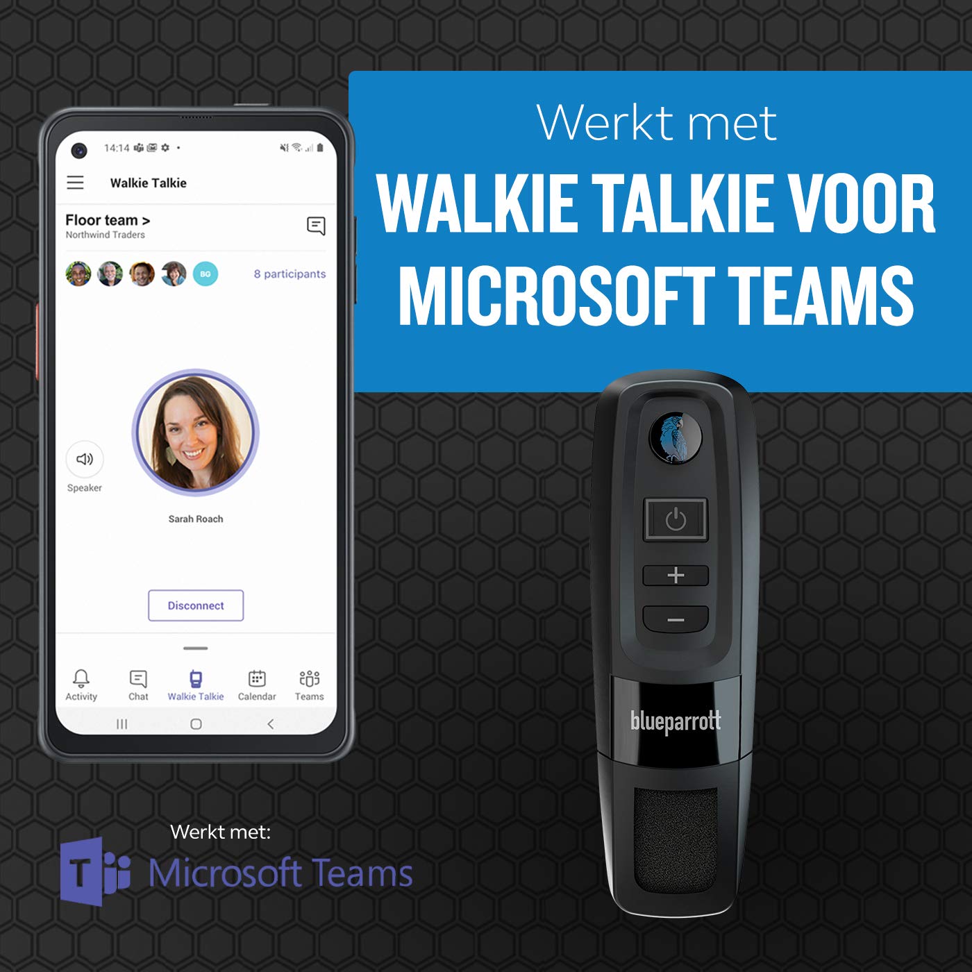 Buy Jabra BlueParrott C300XT MS 80 NoiseCancelling Compact Wireless