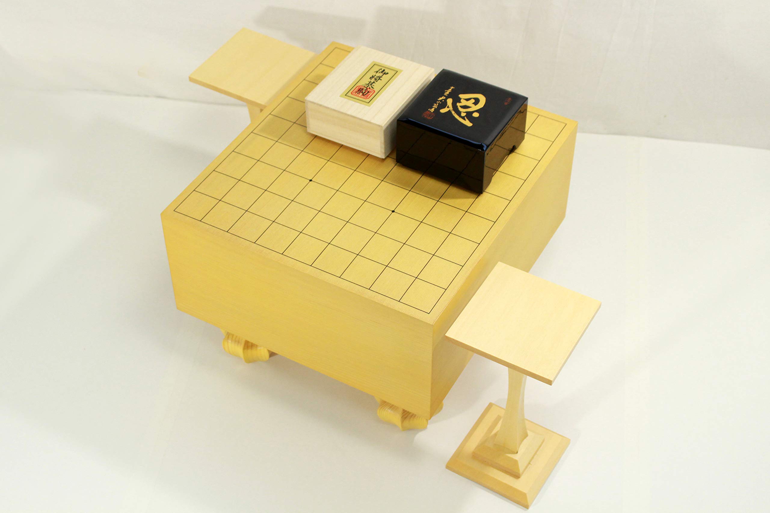 Amazon | エコ将棋盤50号（5寸）セット【将棋駒+駒箱+駒台付のお得な 
