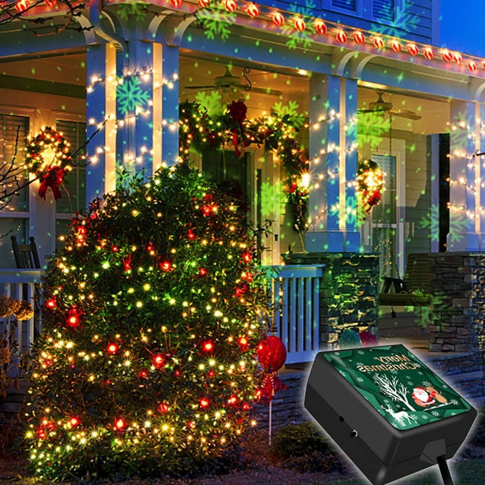 Proiettore Luci Di Natale A LED Impermeabile - Crea La Magia Dell'Inverno!