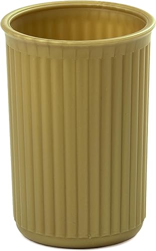 Tatay Vaso Cepillo de Dientes Baño ORO Plástico Reciclado y Resistente  Fabricado en España de Forma Responsable  Porta Cepillo de Dientes