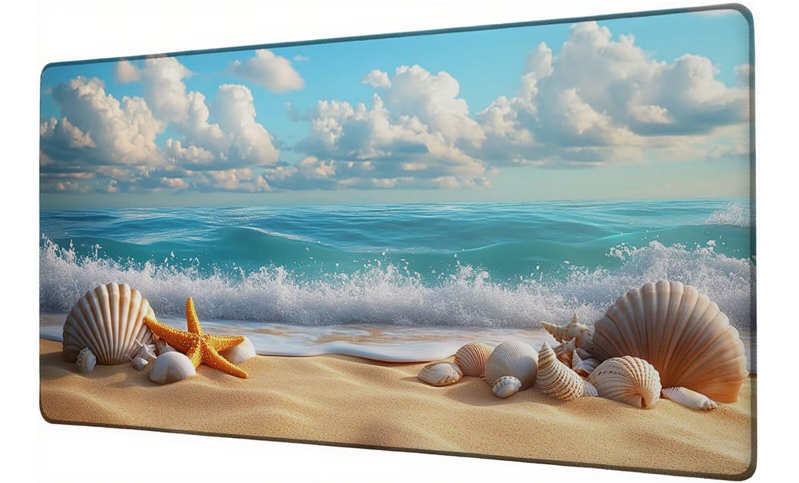 Podkładka pod mysz XXL 1000 x 500 mm podkładka pod mysz dla graczy morska duża podkładka pod mysz biurko akcesoria podkładka pod mysz z antypoślizgową podstawą wodoodporna podkładka pod mysz podkład