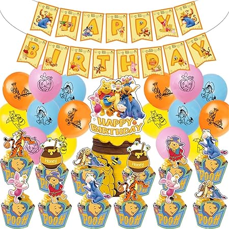 Amazon Co Jp くまのプーさん 誕生日 飾り付け パーティー セット アニメ ディズニー キャラクター 可愛い 2 イエロー オレンジ 女の子 男の子 子供 バルーン 風船 Happy Birthday ガーランド バナー ケーキトッパー リボン テープ 44枚セット おもちゃ Amazon Co Jp くまのプーさん 誕生日 飾り付け パーティー セット アニメ ディズニー キャラクター 可愛い 2 イエロー オレンジ 女の子 男の子 子供 バルーン 風船 Happy Birthday ガーランド バナー ケーキトッパー リボン テープ 44枚セット おもちゃ