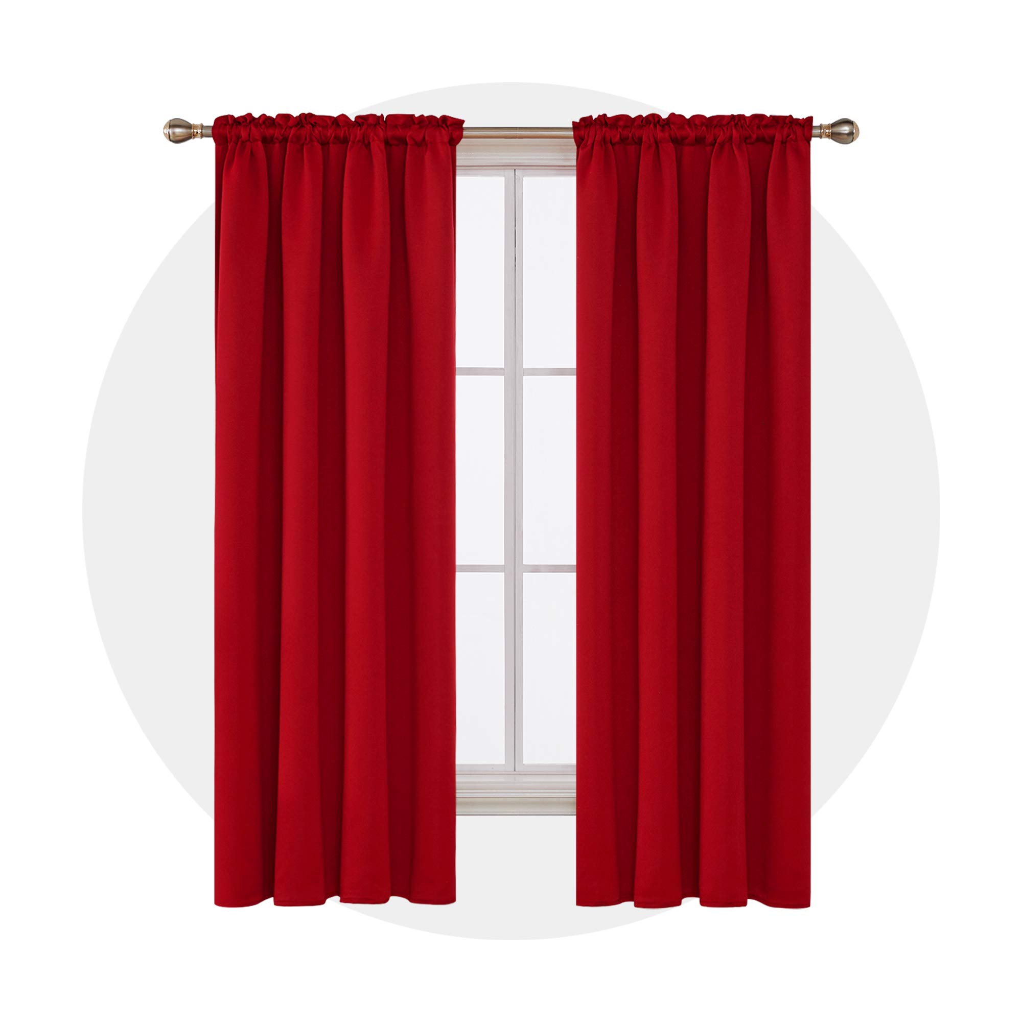 Bright Red Bedroom Curtains Curtains & Drapes 2023