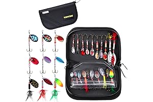 Topfort 320Pcs Professional Fishing Accessories Kit
