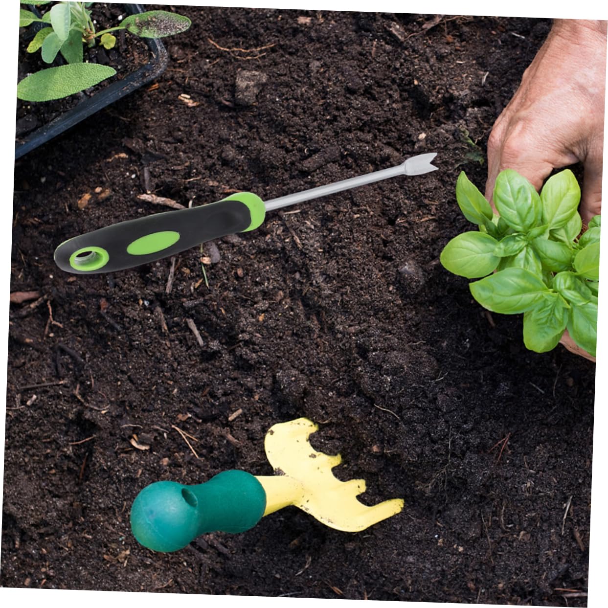 3 Pezzi di Strumenti per Diserbo Sradicamento Rimozione dell' Estrattore Sarchiatore Attrezzi da Giardinaggio Coltivatore Attrezzo da Giardino Strumenti per La