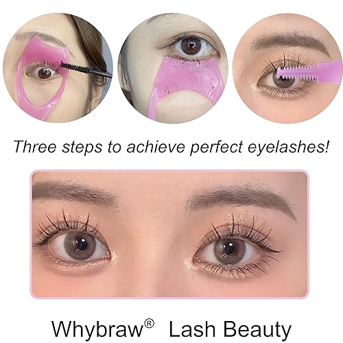 Miniatura 8 de 8 protectores de rímel y herramienta aplicadora de pestañas Buddy - 3 en 1 protector inferior superior, separador y peine de pestañas