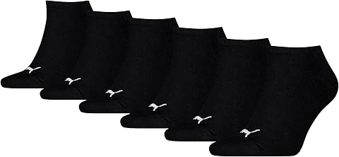 Puma Invisible sneaker - Calcetines tobilleros unisex, pack de 3