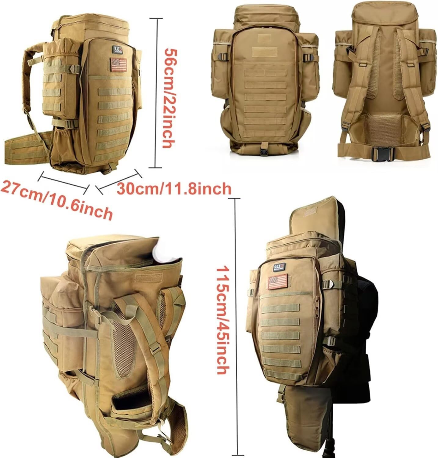 Genérico Bolsa De Armas, Fundas para Escopetas De Caza, Estuche para Rifle Táctico para Arma, Estuche para Escopeta Airsoft, Estuche para Armas para Armas Airsoft Transportar Rifles Individuales