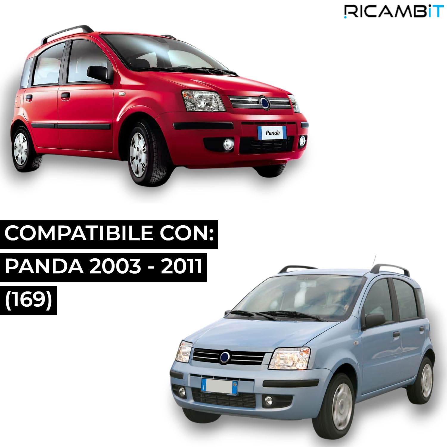 Gancio Aletta Parasole Compatibile con Fiat Panda 2003 – 2011 | Ricambio Supporto Parasole Interno Auto 735411088 - 3