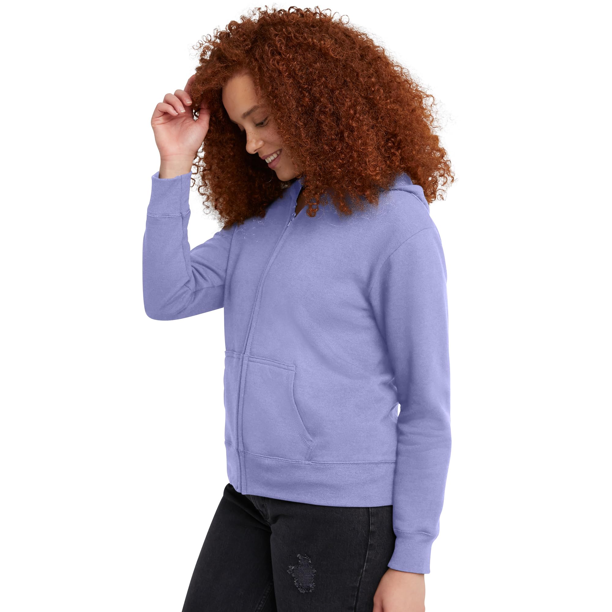 Hanes Ecosmart - Chaqueta de Forro Polar con Cremallera para Mujer Chaqueta Mujer (Pack de 1)