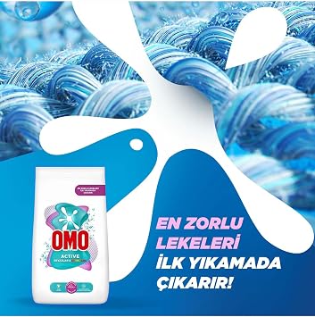 Omo Active Beyazlar & Renkliler Toz Deterjanı, 9 kg