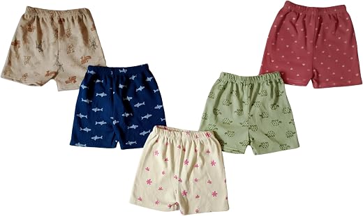 Shorts for Baby boy and Baby Girl for 6 Month to 18 Months-Summer wear Drawer for Baby Girl and Baby boy-Cotton Blended Sh...
