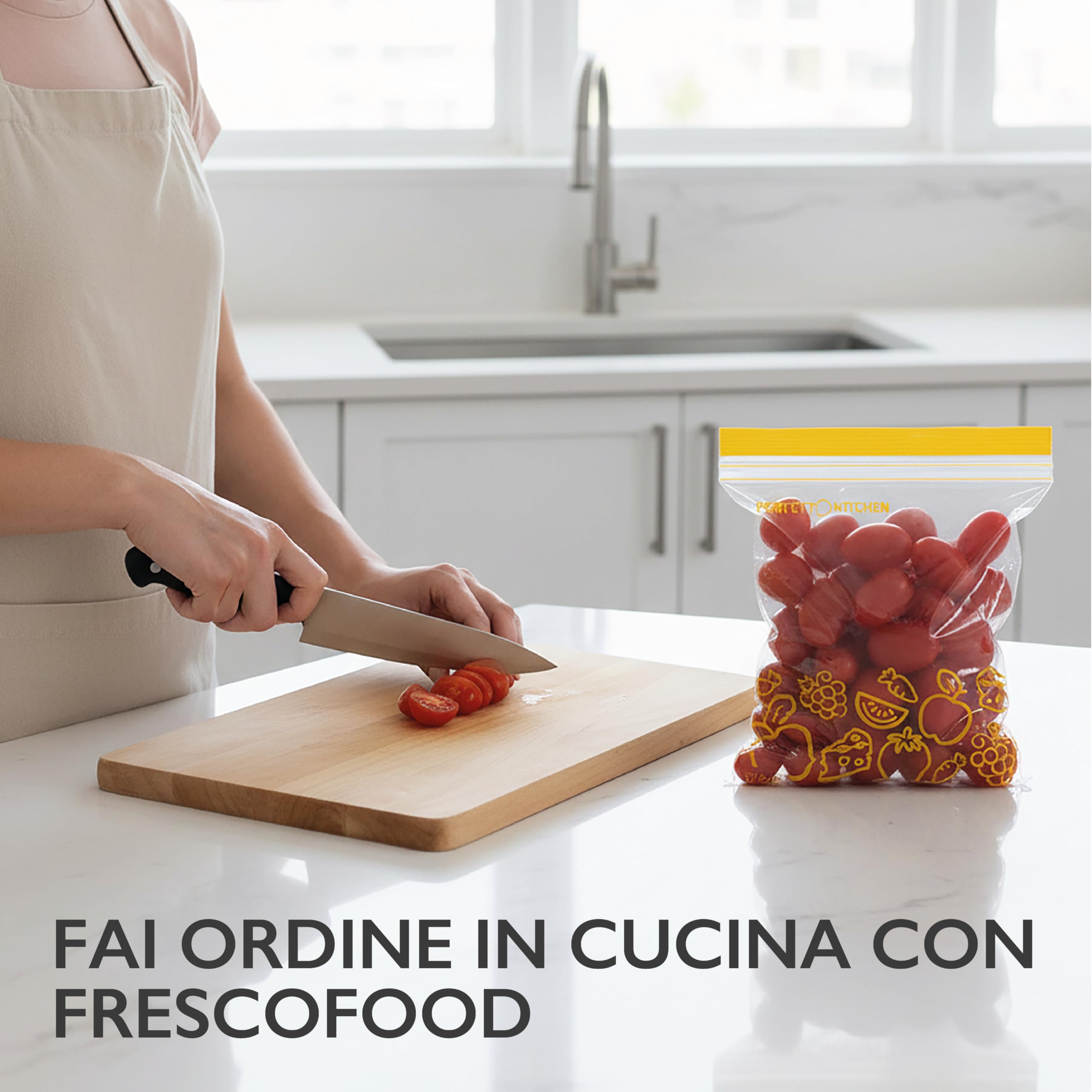 BUSTA FRIGO/CONGELATORE coll. Frescofood - conf. 20 pezzi - cm. 21xh.21,5 - S