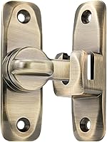 Vista 7 de Pestillos para puerta de granero, cerradura de puerta de 90/180 grados en bronce, pestillo de puerta de ángulo recto de aleación de zinc, herrajes