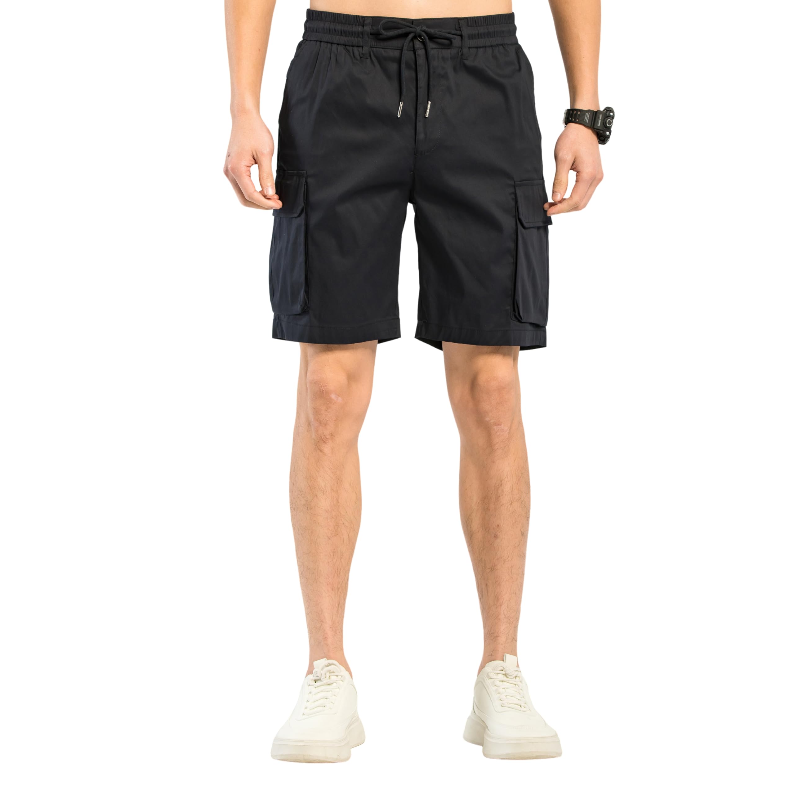 TONY BACKER Shorts Cargo Uomo Bermuda Pantaloncini Estivo 70% Cotone Leggero 2222