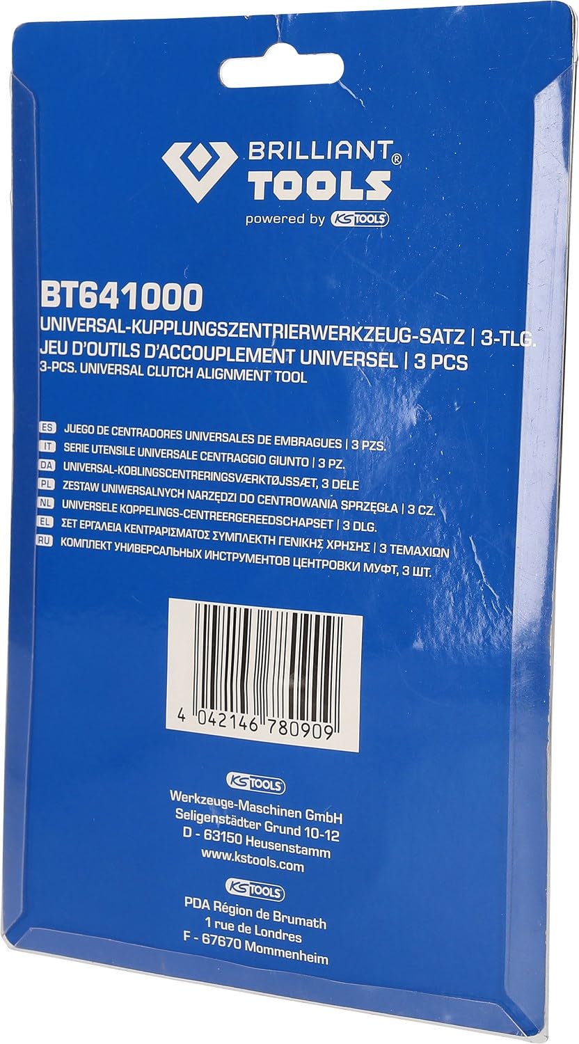 BRILLIANT TOOLS BT641000 Serie utensile universale centraggio giunto, 3 pz