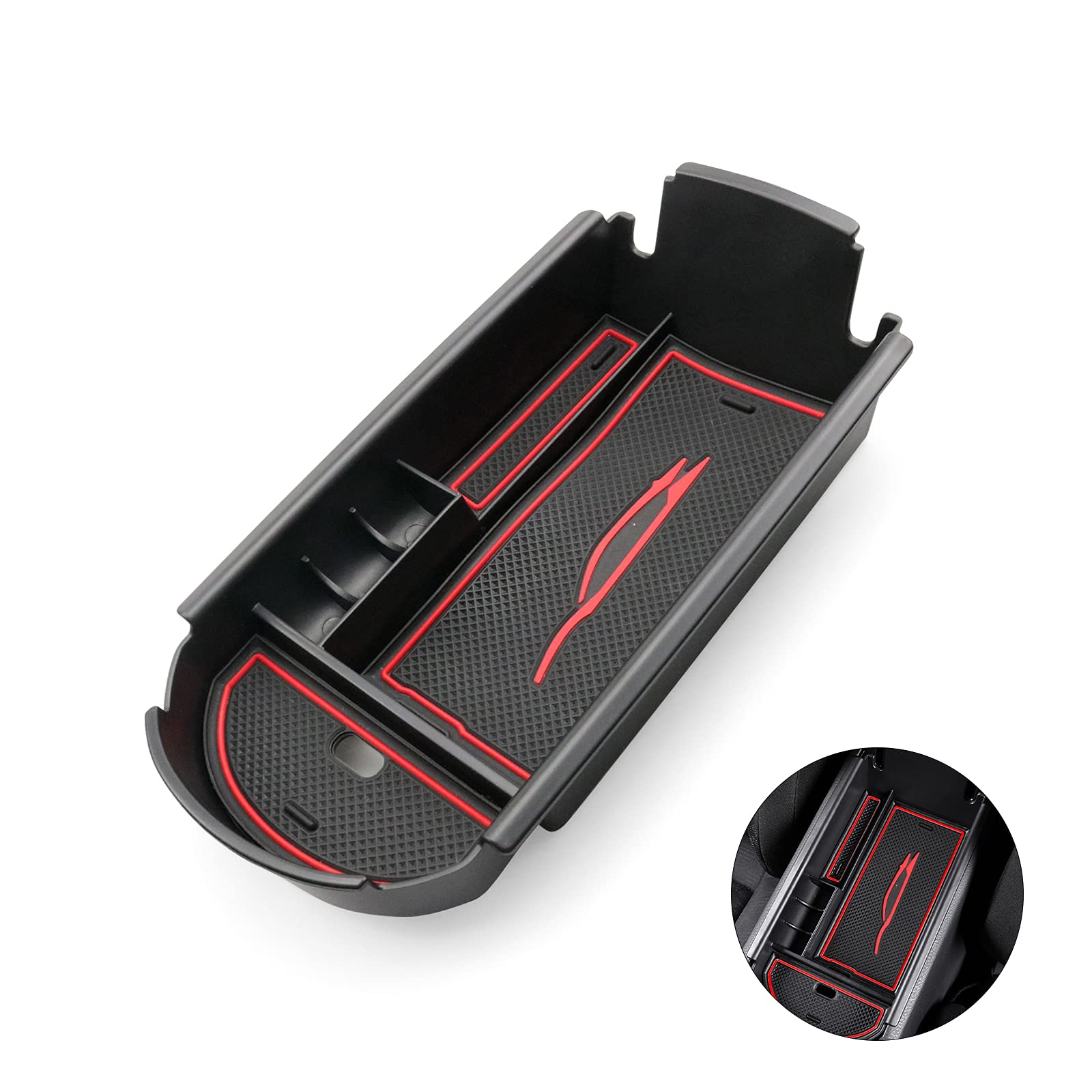 BIBIBO Tappetini Gomma Antiscivolo Per Toyota C-HR 2016-2022 Set 13 Pezzi