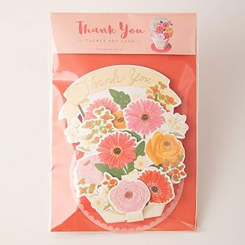 Amazon | グリーティングライフ サンキューカード フラワー