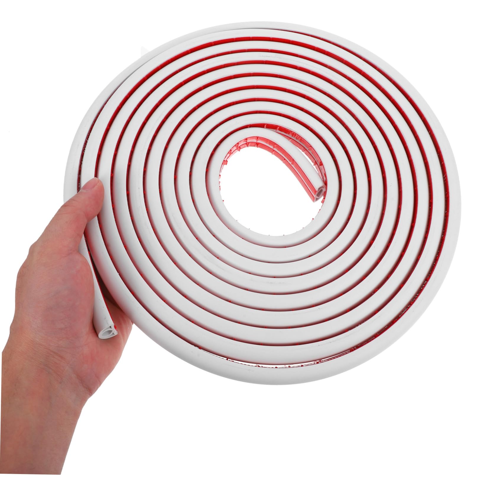 Canalina Adesiva per Cavi da Pavimento in PVC Morbido Trasparente Flessibile e Resistente Copertura per Nascondere Fili in Casa e Ufficio Facile da Installare e Gestire