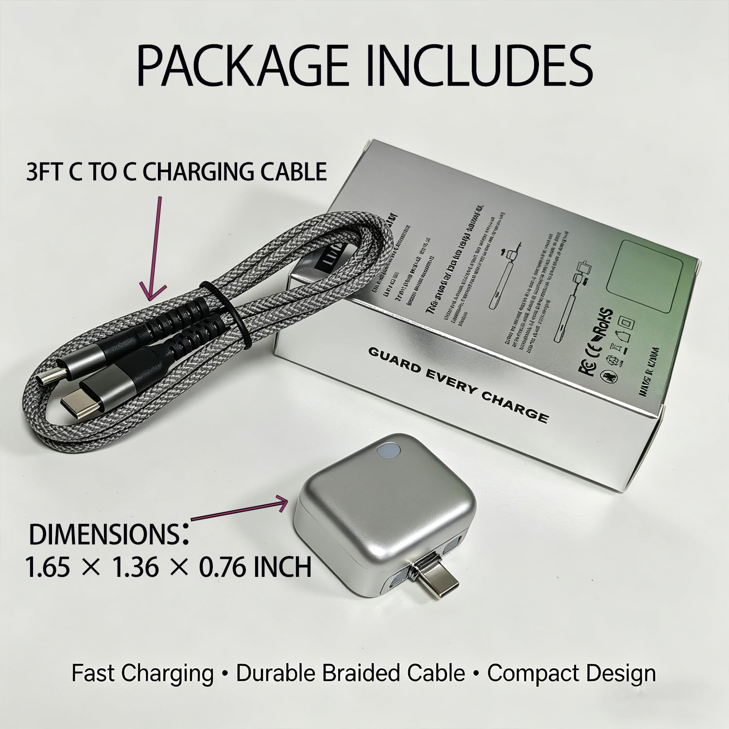 Smart Auto Disconnect Charger with USB-C Cable, 140W Auto Shut Off Phone Charger, PD3.1 Passthrough, Dual-Mode, Full Charge Disconnector for Phones, Laptops and Tablets and More — Amazon image 7