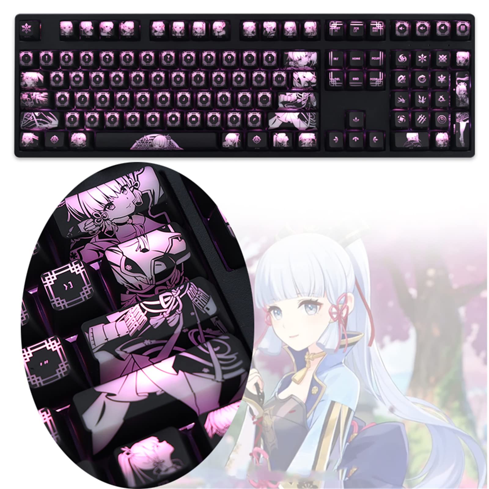 【原神】 コロンビーナ 少女 キーキャップ コロンビーナのキーキャップセット作ったんだ！ : r/Columbina_Mains