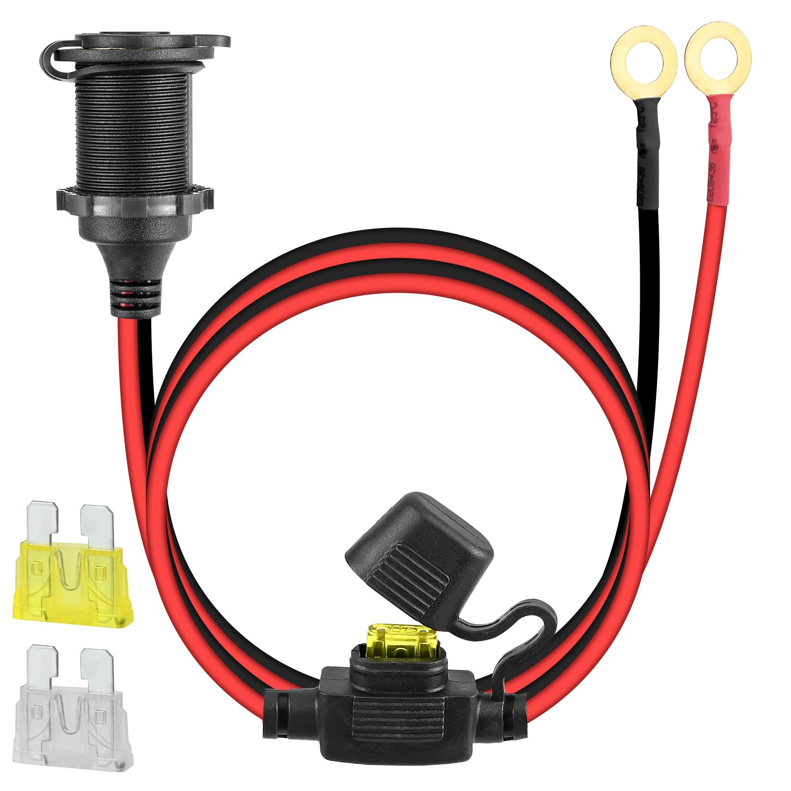 Electro-PJP 5002/LM-IEC-giallo pinza a coccodrillo di sicurezza 2mm