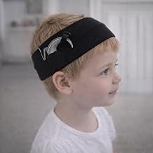 Kids Headbands for Cochlear Implant 3 Pack All Black Soft Stretch Comfortable All-Day Wear Ages 3-8